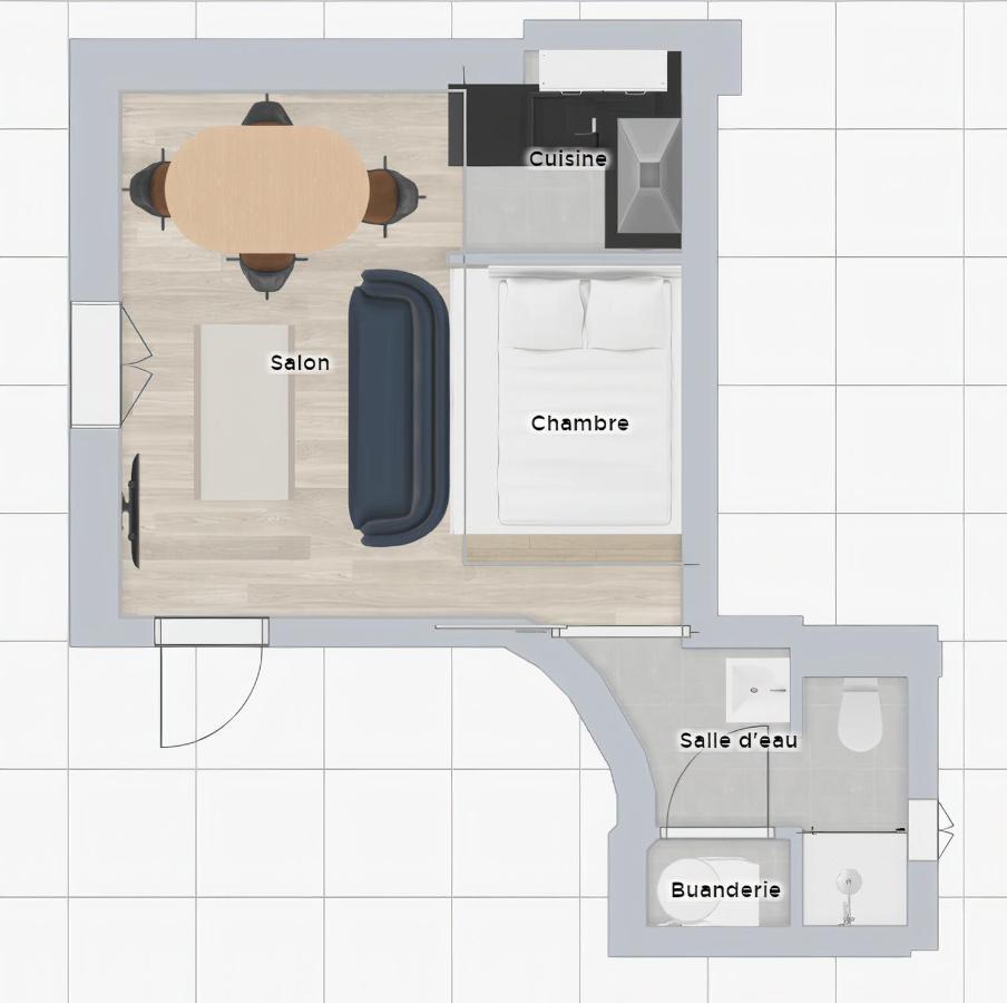 Ferienwohnung Le Petit Cendriere Saumur Exterior foto